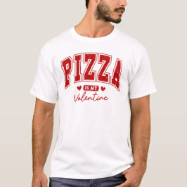 Pizza é minha camiseta Namorados