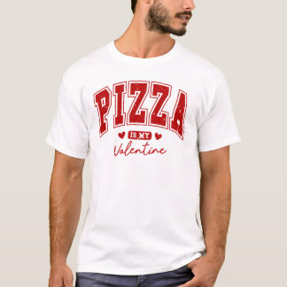 Pizza é minha camiseta Namorados