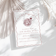 Pizza Elegante e convite para o aniversário do vin