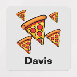 Pizza Friday Design - Etiqueta de Vestuário para P