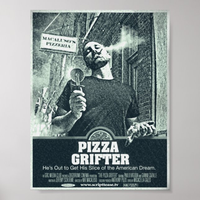 PIZZA GRIFTER POSTER (Frente)