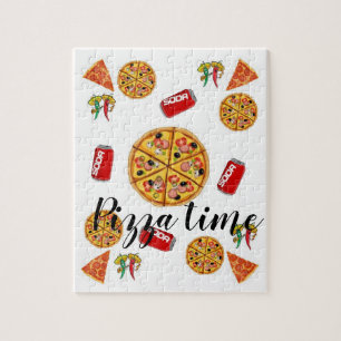 Pizza Jigsera Quebra-cabeça