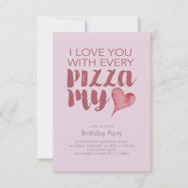 Pizza, minha Festa de aniversário cardíaca