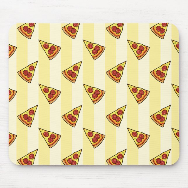 Pizza Pattern Mousepad (Frente)