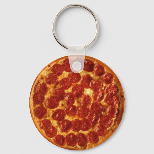 Pizza Peperoni Chaveiro (Frente)