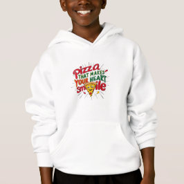 Pizza Que Faz Seu Coração Sorrir T-Shirt | Diversã