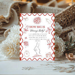 Pizza Red Baby Quão grande é o sinal de chá de fra