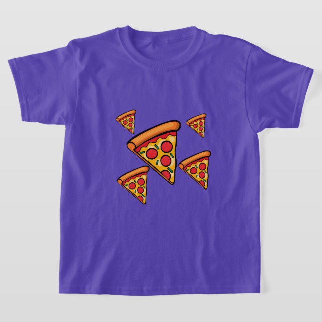 Pizza Sexta-Design - Camiseta básica para crianças (Postura )