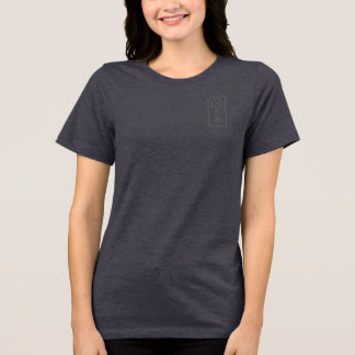 PJK Women's Grey Bella+Canvas / kanji & logo / 