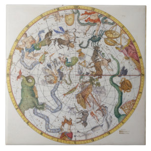 Placa 27 do "atlas Coelestis", por John Flamsteed