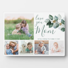 Amo-Te A Colagem De Fotos Da Família Mãe Eucalyptu