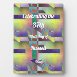 Placa Any Age Happy Birthday Memories 