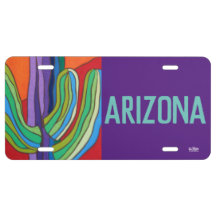 Placa automática de cacto de arizona