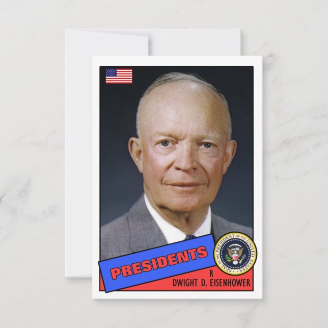Placa Baseball Dwight D. Eisenhower (Frente)