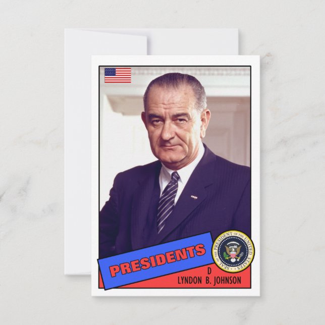 Placa Baseball Lyndon B. Johnson (Frente)