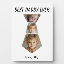 Placa Best Daddy Ever Tabletop Plaque with Easel