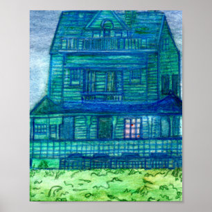 Placa Blair House 8x10 Impressão