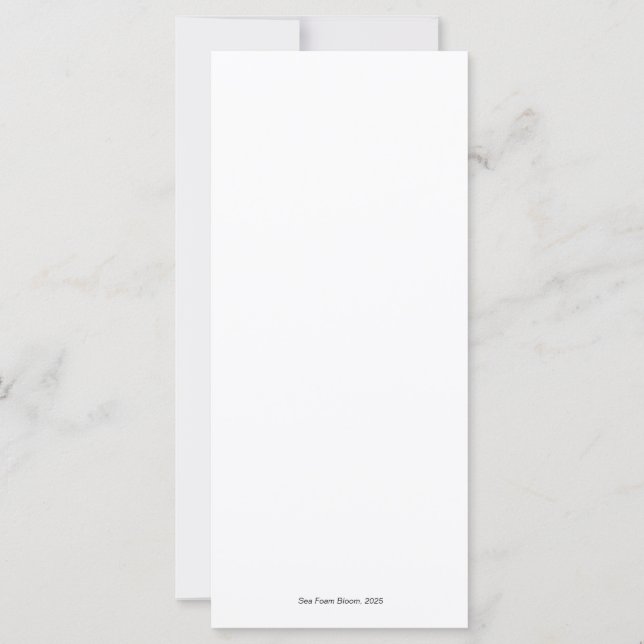 Placa Bloom de Espuma do Mar Jubileu do Ouro DigAI (Verso)