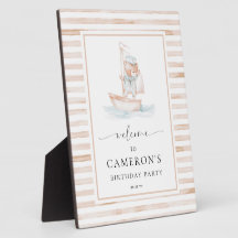 Boas-vindas ao Sailor Bear Tan Stripe