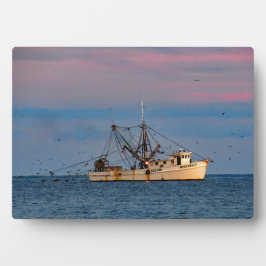 Placa Camarões ao pôr do sol