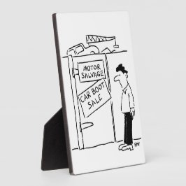 Placa Car Breakers Scrapyard Car Boot Sale. Engraçado