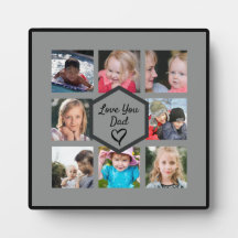 Colagem de Fotografias do dia de os pais