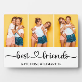 Placa Colagem de Fotografias Personalizada 3 Melhores Am