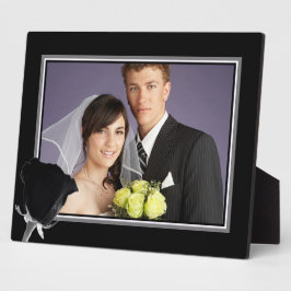 Placa Com Foto Rosa Noire