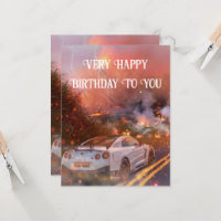 Placa com placa plana Nissan GTR