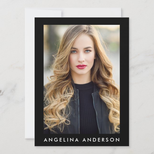 Placa Comp Professional de Foto do Ator Modelo Pre (Frente)