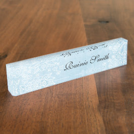 Placa conhecida azul