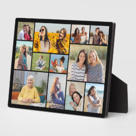 Placa Crie Sua Própria Colagem de 12 Fotos