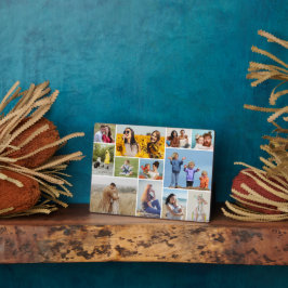 Placa Crie Sua Própria Colagem De Fotos 12