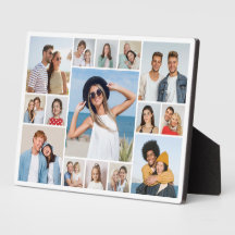 Crie Sua Própria Cor Editável Da Colagem De Fotos 