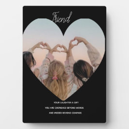 Placa Custom Friend Memorial Plaque Tabletop Tribute