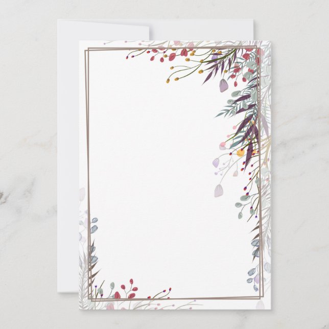 Placa de Anúncio Plana - Canto Com Flores (Frente)