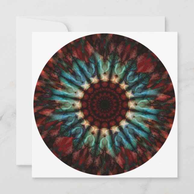 Placa de arte Mandala para luzes nortes (Frente)