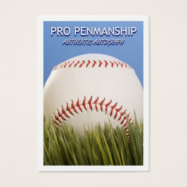 Placa de assinatura do vazio para autógrafos de ba (Frente)