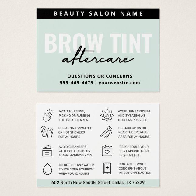 Placa De Aterrissagem De Tonalidade Moderna (Frente & Verso)