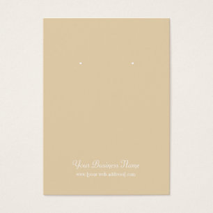 Placa de Barulho Personalizada Simples Tan Beige