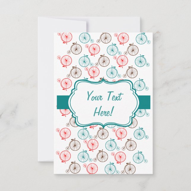 Placa de Bicicleta Personalizada (Frente)