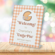Placa de Boas-Vindas de Aniversário da Pumpkin Cut