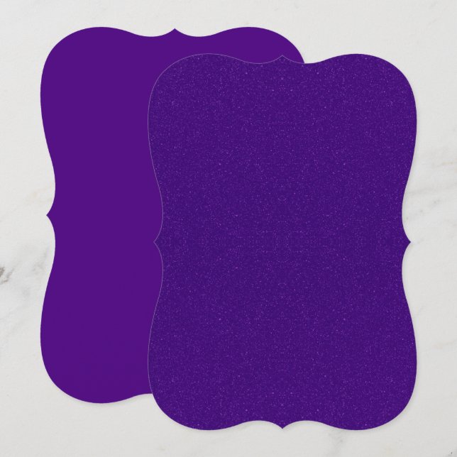 Placa de borda do suporte com efeito de ruído roxo (Frente/Verso)
