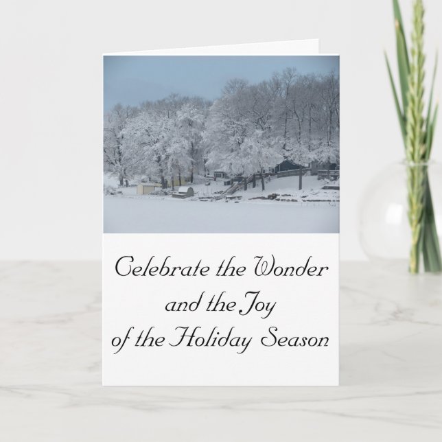 Placa de cartões de natal (Frente)