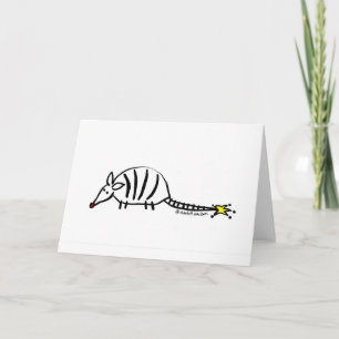 Placa de Cartões de natal Armadillo