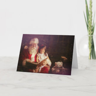 Placa de cartões de natal com Papai Noel