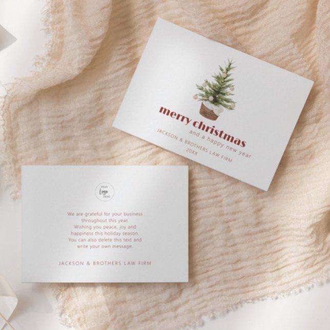 Placa de Cartões de natal da empresa de logotipo c (Criador carregado)