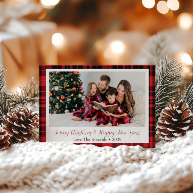 Placa de Cartões de natal de Fotografia da Família (Criador carregado)