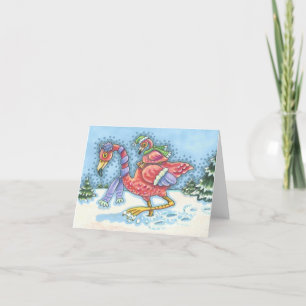 PLACA DE CARTÕES DE NATAL DE PINCO DE NEVE PROFUN