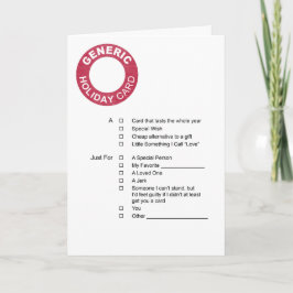 Placa de Cartões de natal Genérica